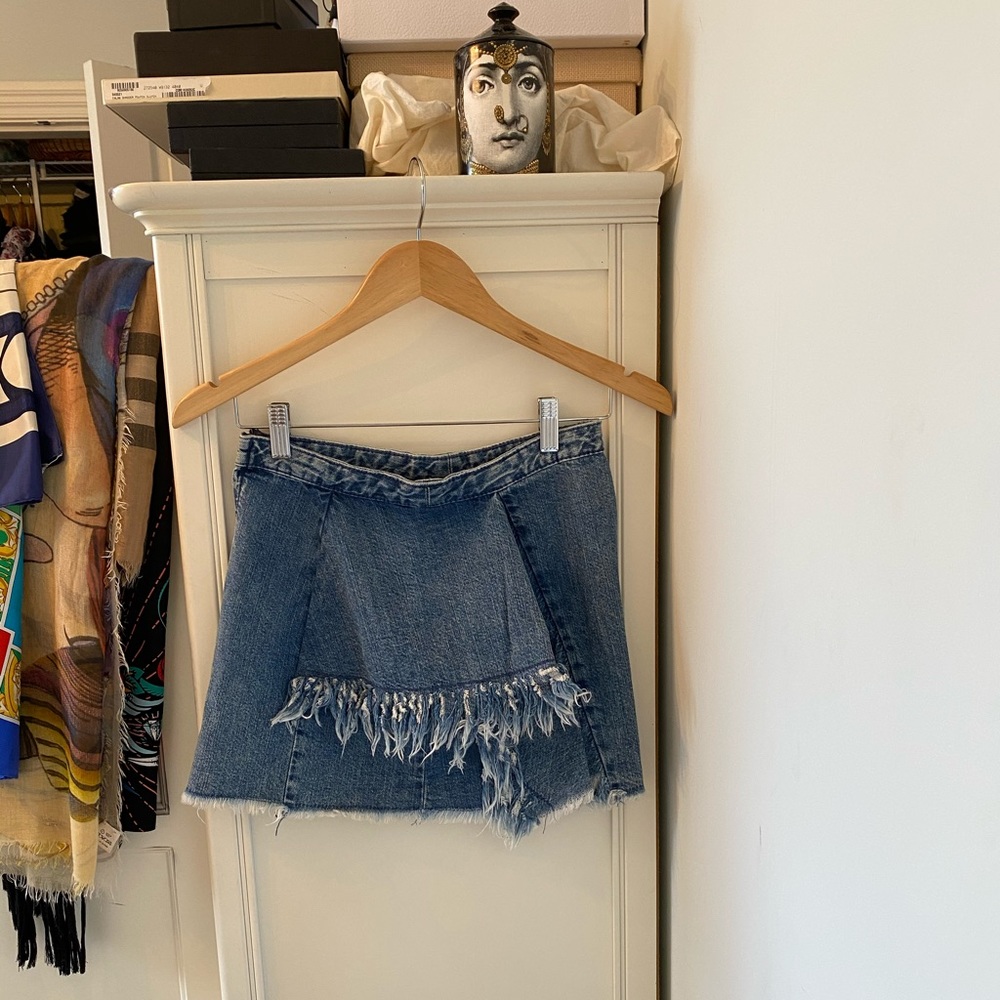 Zara Denim Jean Skirt